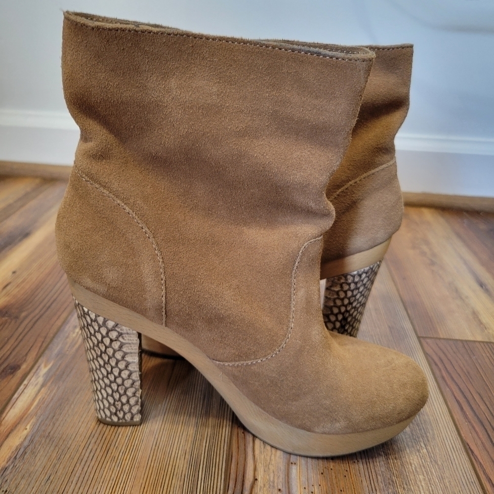 Rebecca Taylor Audra Suede Ankle Boot size 7 - Picture 7 of 9
